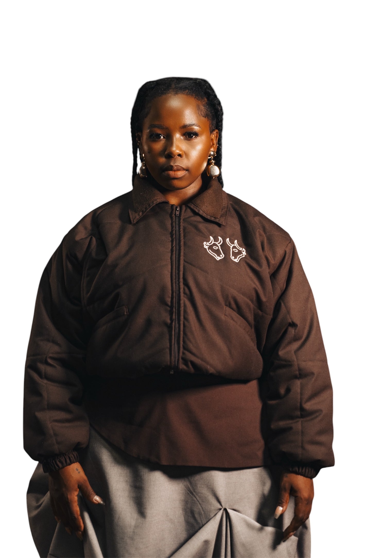 Twin Bull Puffer Jacket
