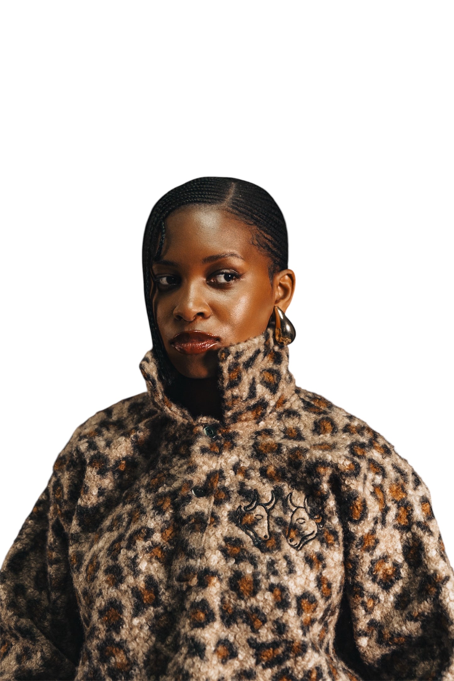 Knit Leopard print Jersey
