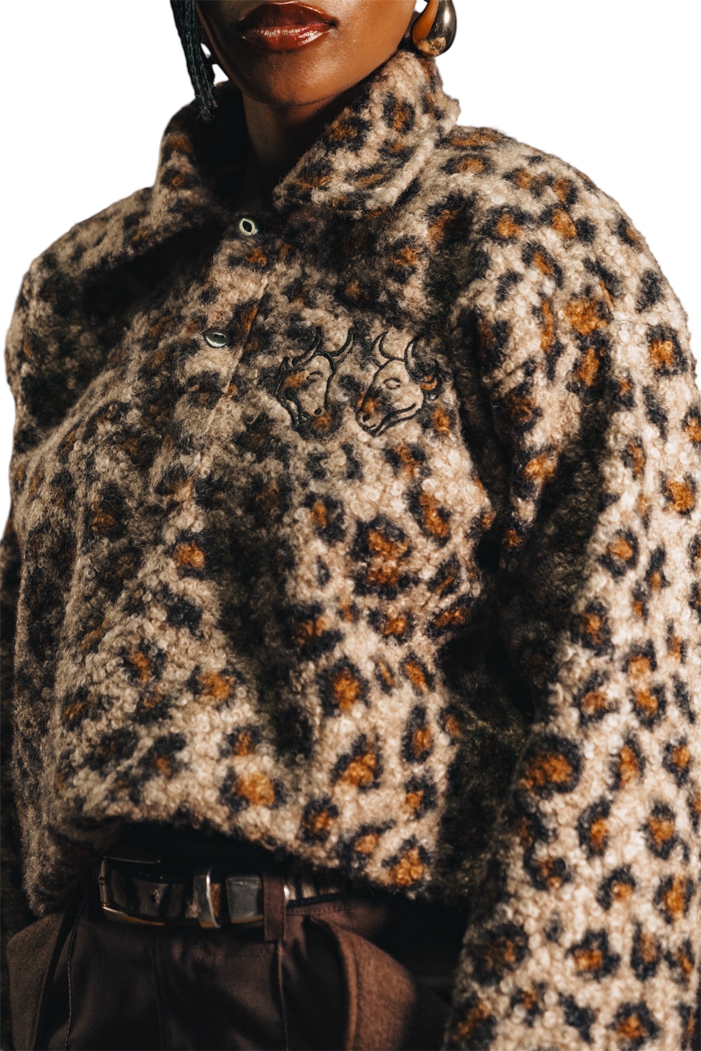 Knit Leopard print Jersey