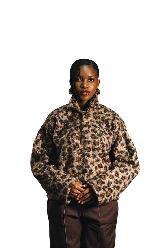Knit Leopard print Jersey